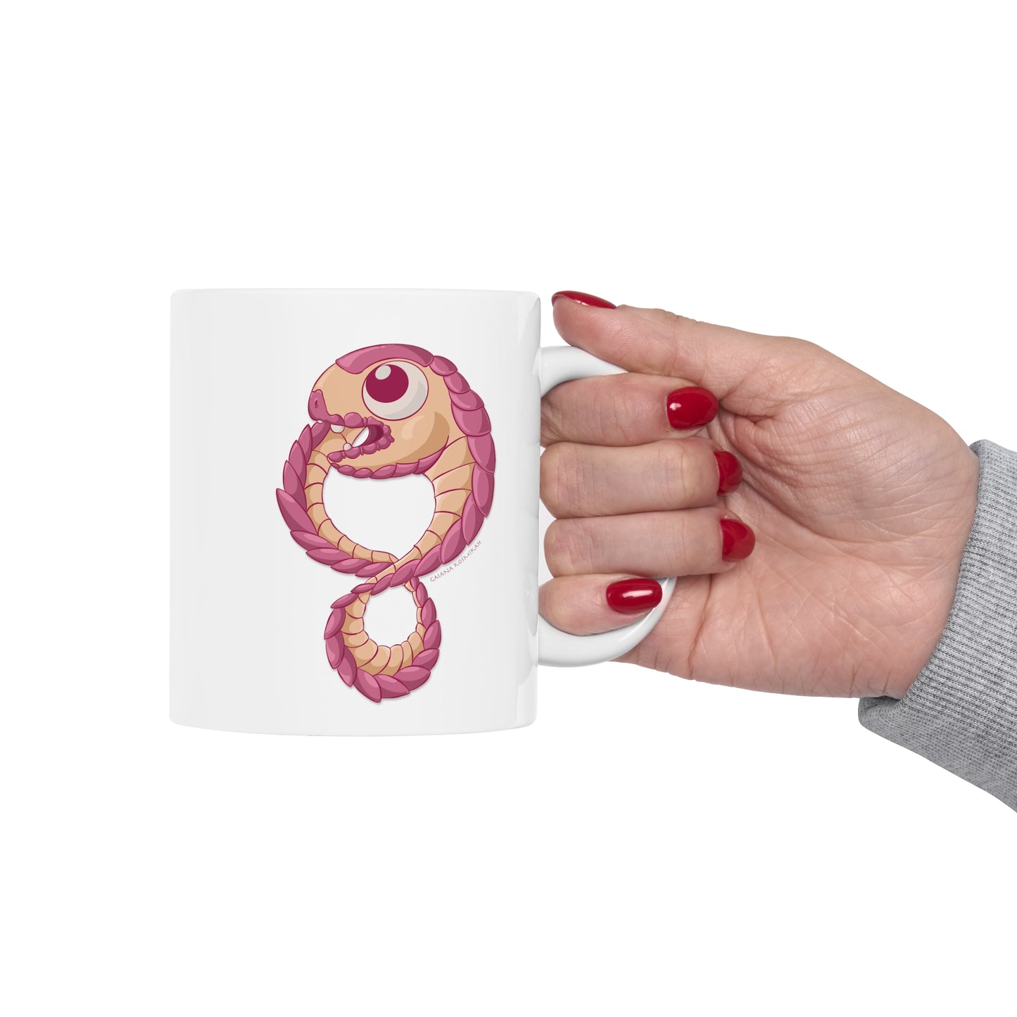Cute Ouroboros. Infinity Symbol  - Ceramic Mug 11oz